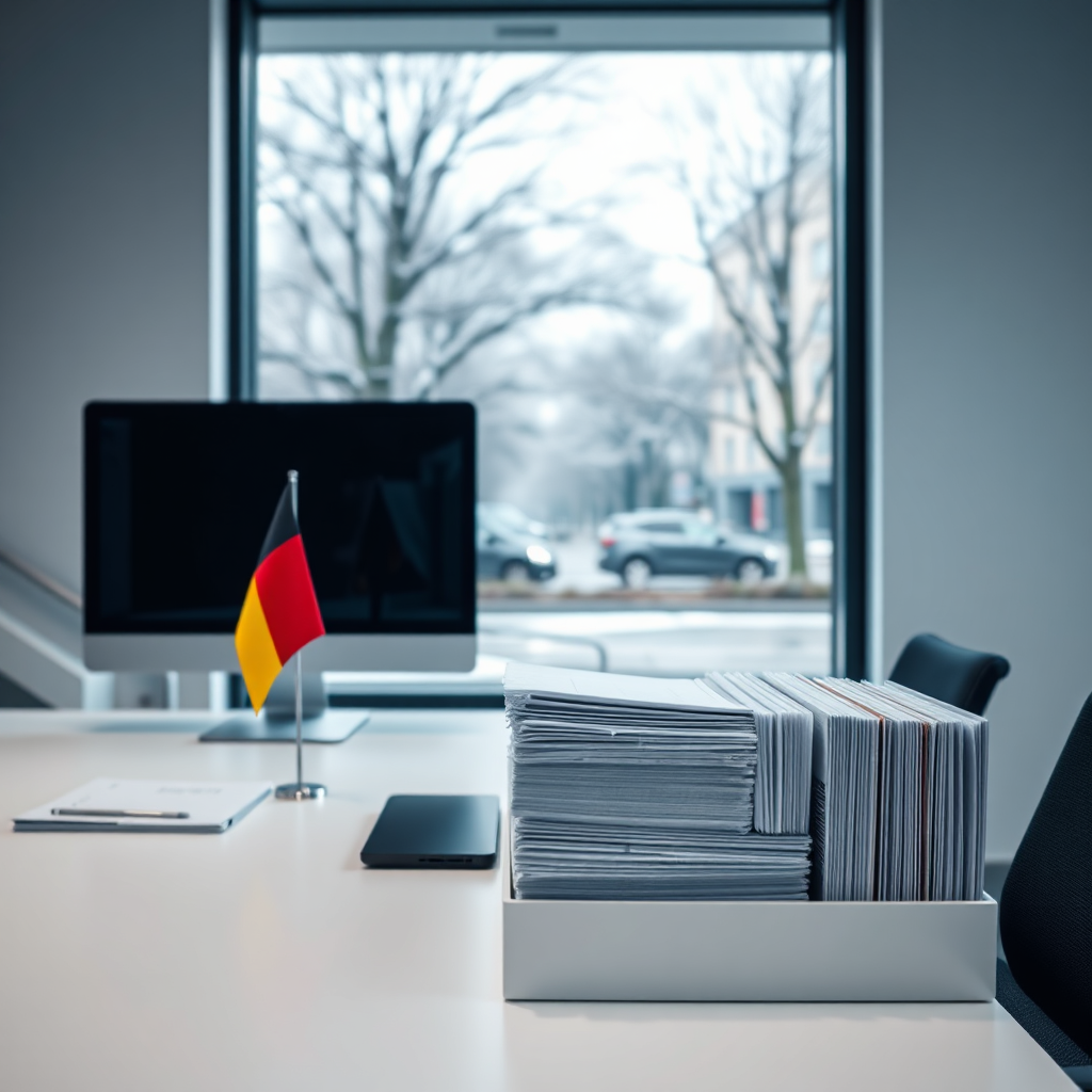 German office setting