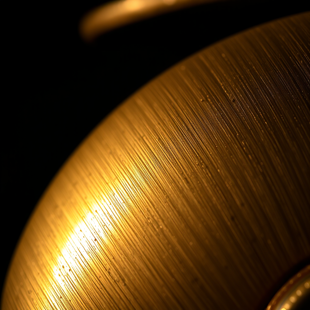 Abstract light detail brass