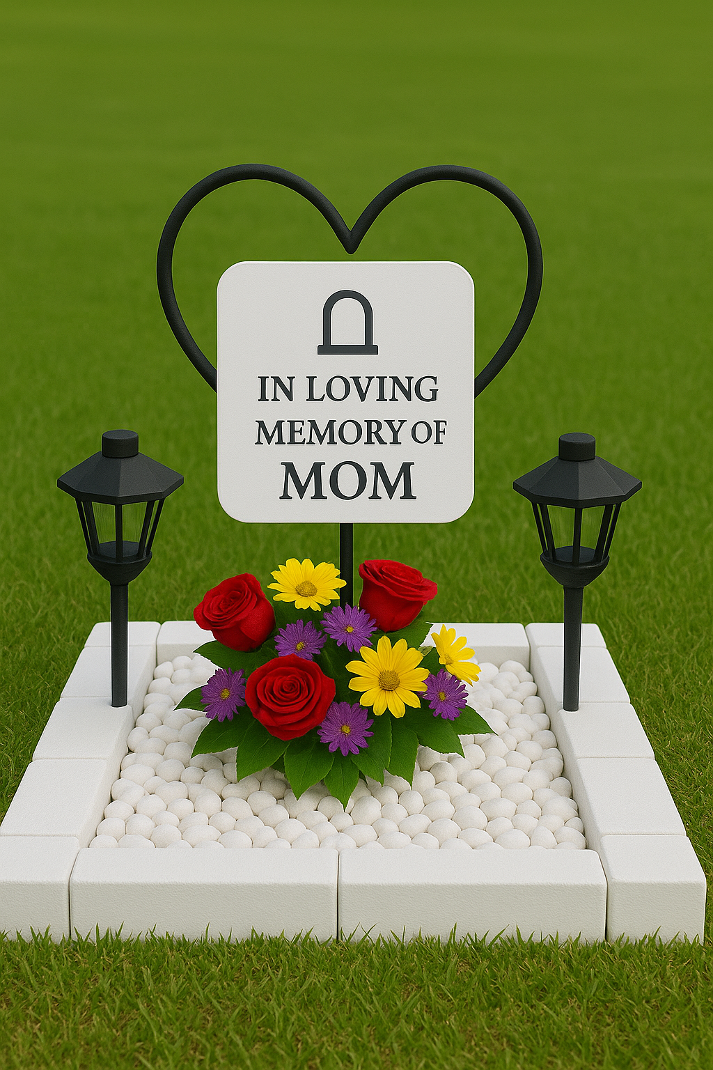 Image depicting a skilled technician carefully repairing a crack in a granite headstone using specialized tools and materials. 4K resolution, detailed focus.