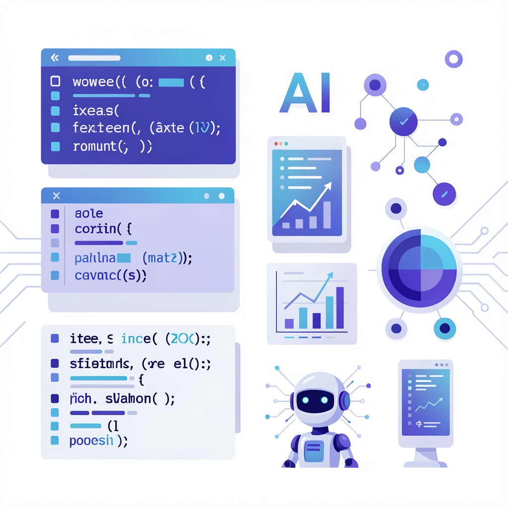 Illustration of AI development and integration