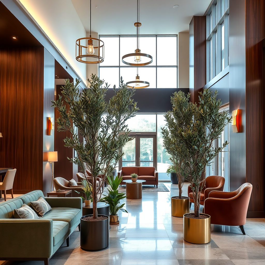 The Oliver lobby design