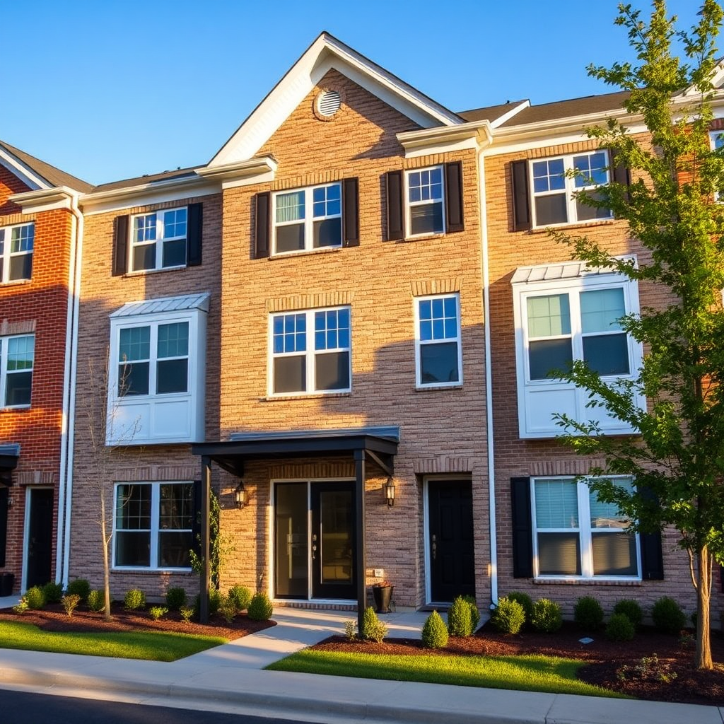 Contemporary townhome in Douglasville