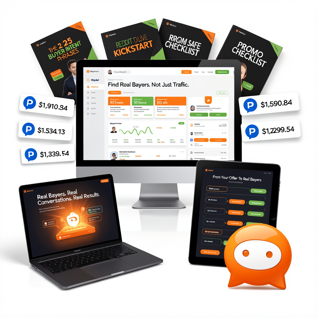 Buyer’s Engine software dashboard and bonus collage
