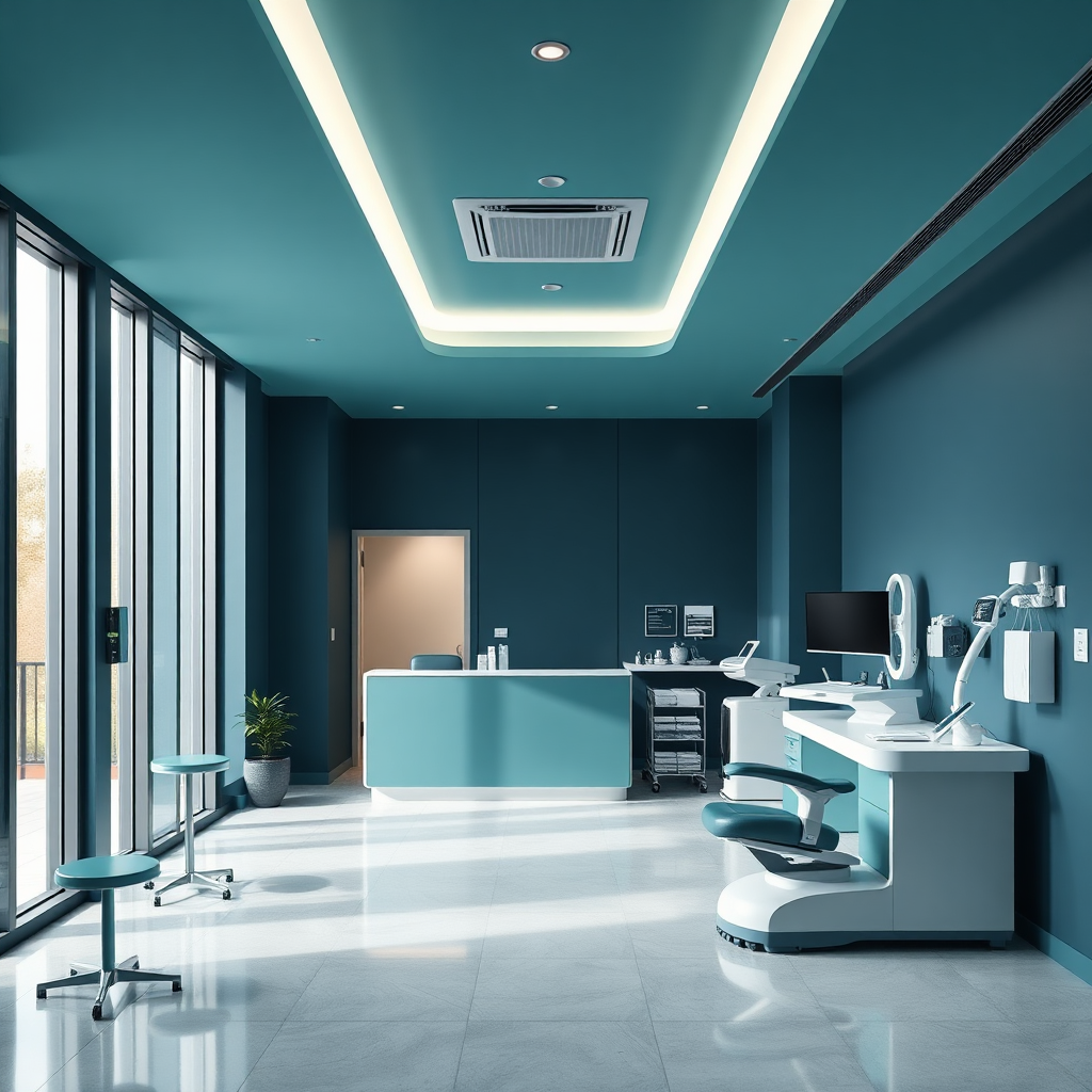 Modern clinic interior