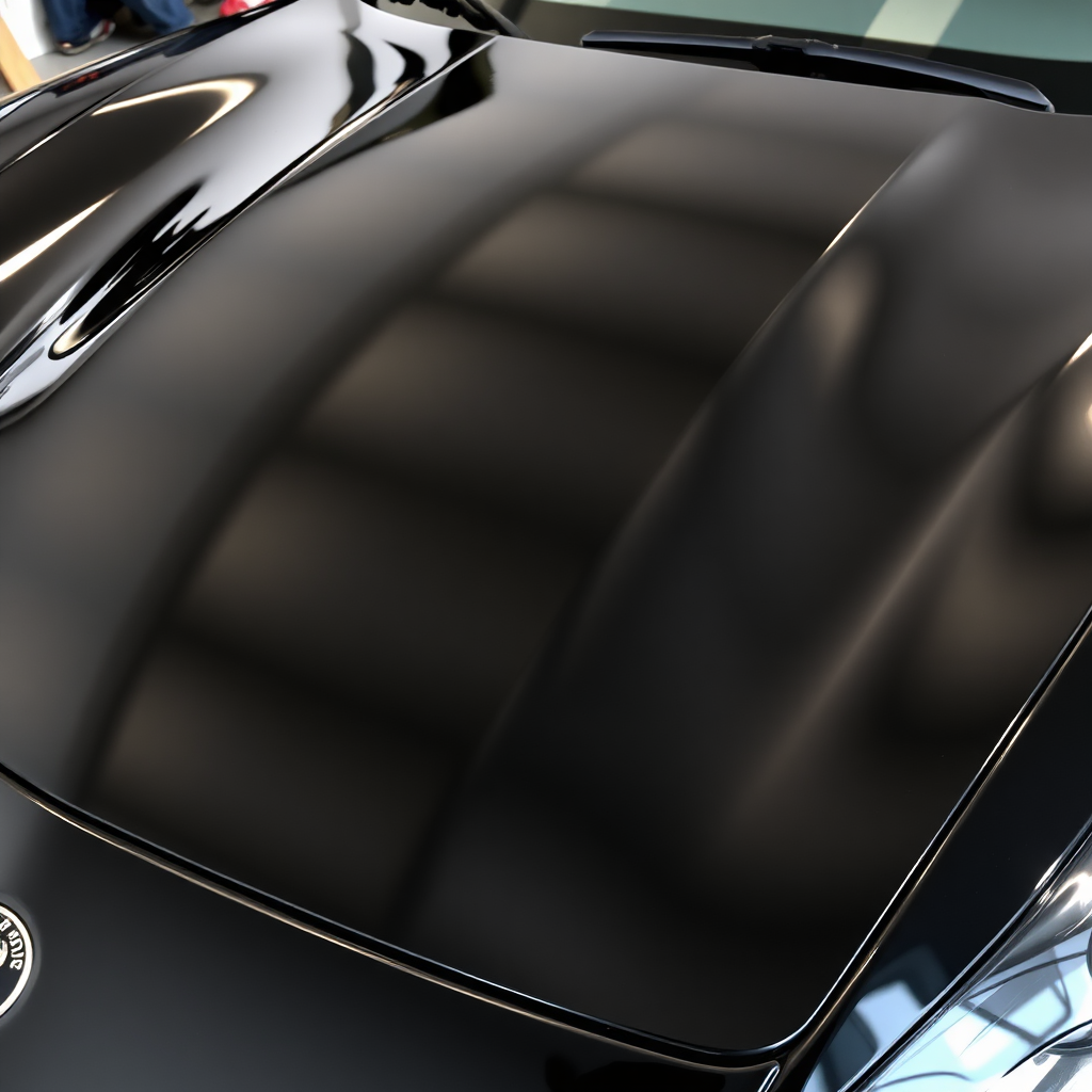 After multi-stage paint correction showcasing ceramic coat finish