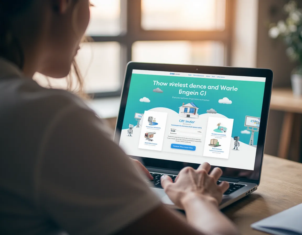 Generic home service webpage being reviewed for stronger service content and calls to action.