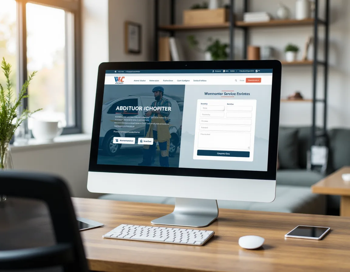 Home service website with strong calls to action for booking and estimate requests.