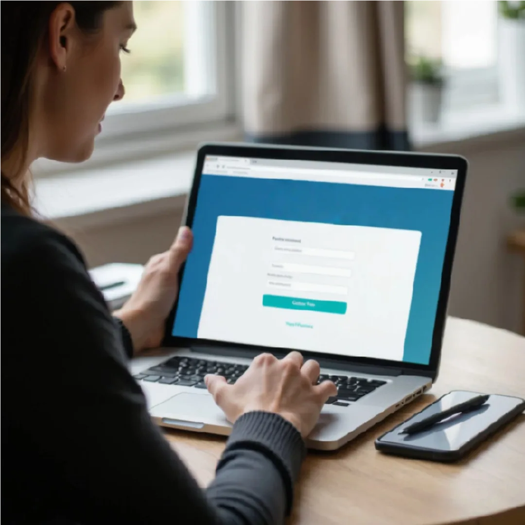 simple lead caputre forms website design