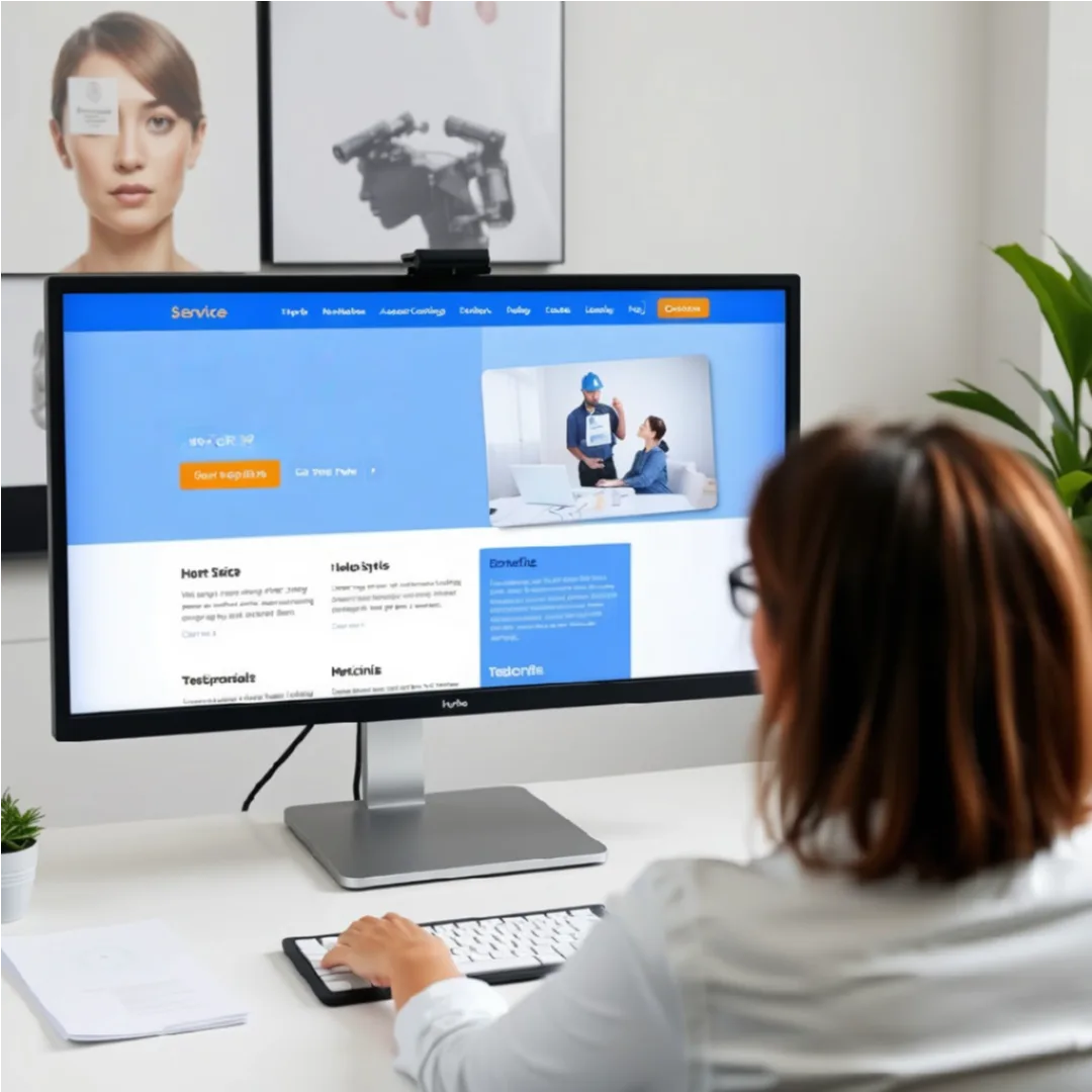 a designer reviewing message flow