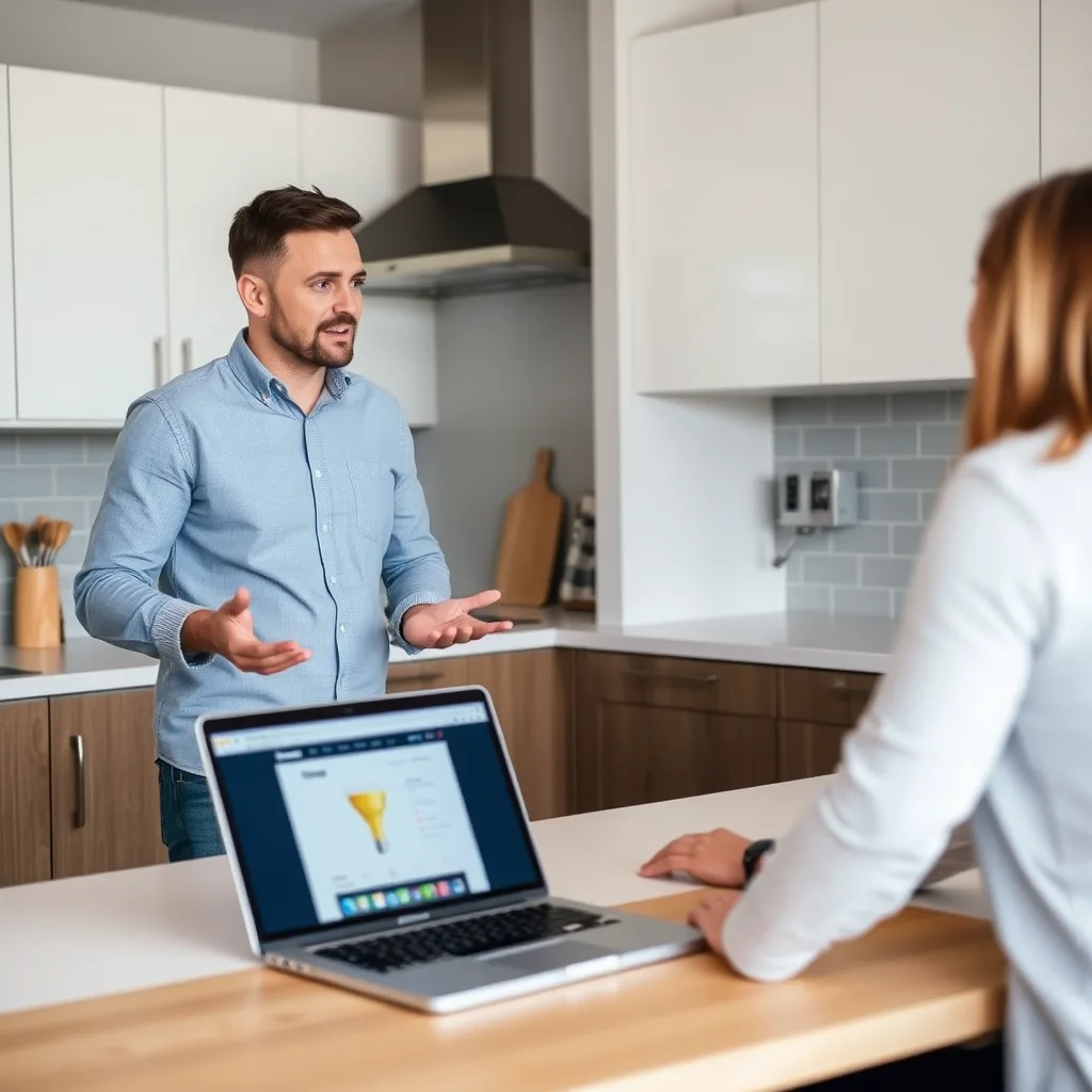 Home service consultation helping turn customer inquiries into booked appointments.