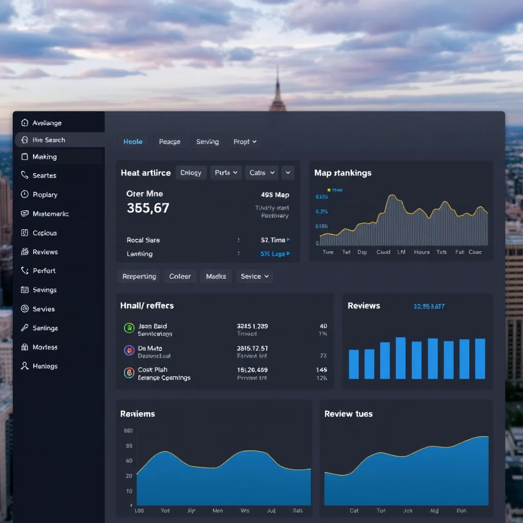 image of HVAC local seo dashboard