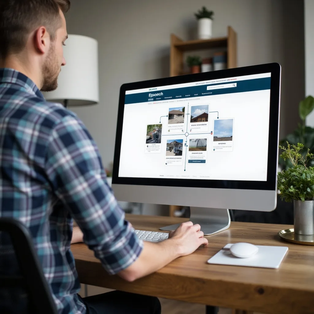 Roofing website organized into dedicated pages for roof repair, replacement, inspections, storm damage, leaks, metal, shingle, and commercial roofing.