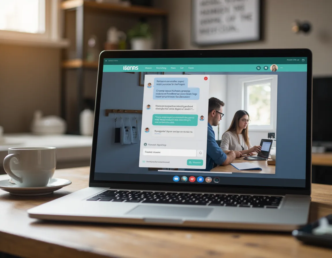 AI chatbot for electricians helping a homeowner ask questions and request electrical service.