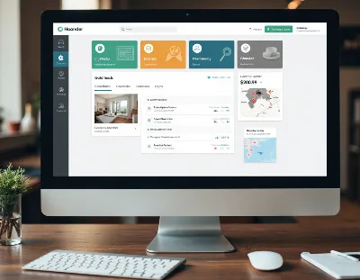 Lead capture and inquiry management CRM dashboard for a home improvement company.