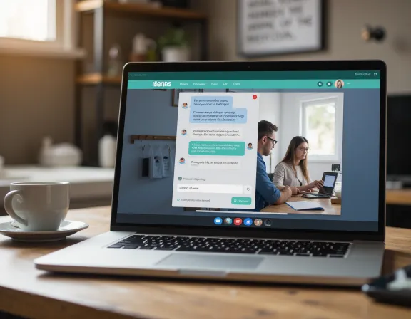AI chatbot for electricians helping a homeowner ask questions and request electrical service.