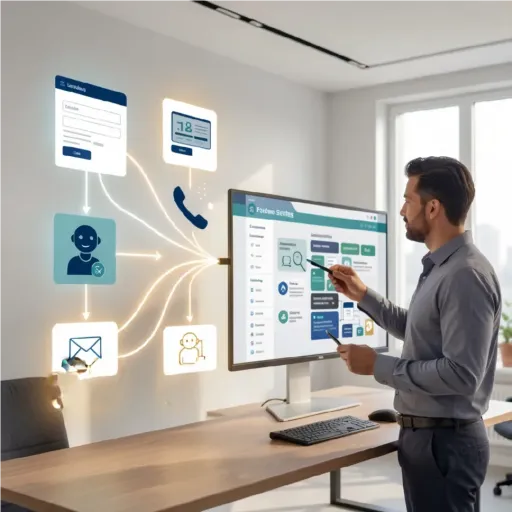 Marketing expert reviewing crm automations