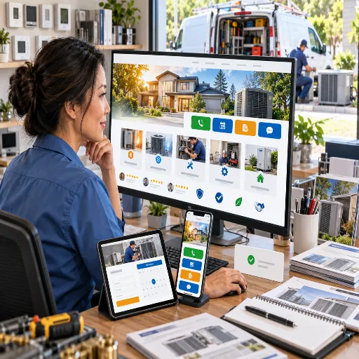 image of a hvac landing page