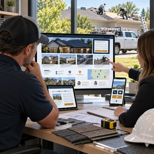 Roofing Website Design and Estimate Requests