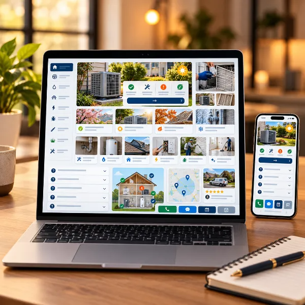 Blog and FAQ content planning for home service marketing.