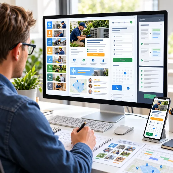AI-assistedLanding Page Copy for Home Service Contractors