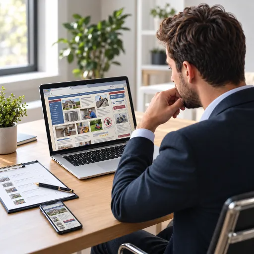 Outdated home service website design that may reduce trust and conversions