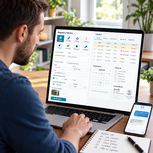 No Clear Home Service Website Lead-Capture System