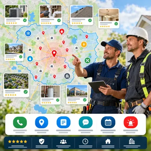 image showing a local service area