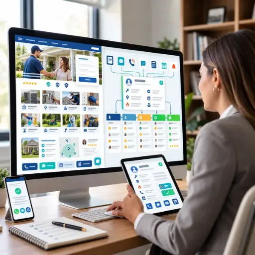 Connect Home Service Website Leads to Follow-Up