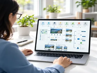 Website page strategy planning for home service pages, landing pages, contact forms, and conversion paths.