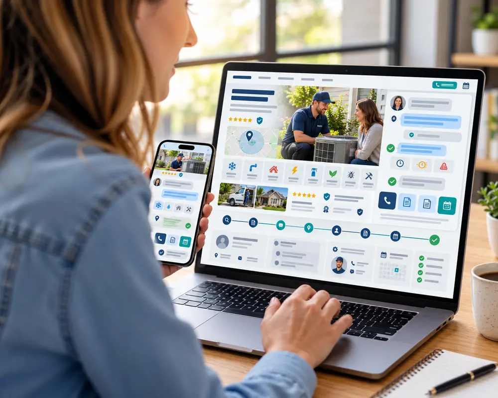 AI Chatbots Support Home Service SEO and Website Conversion