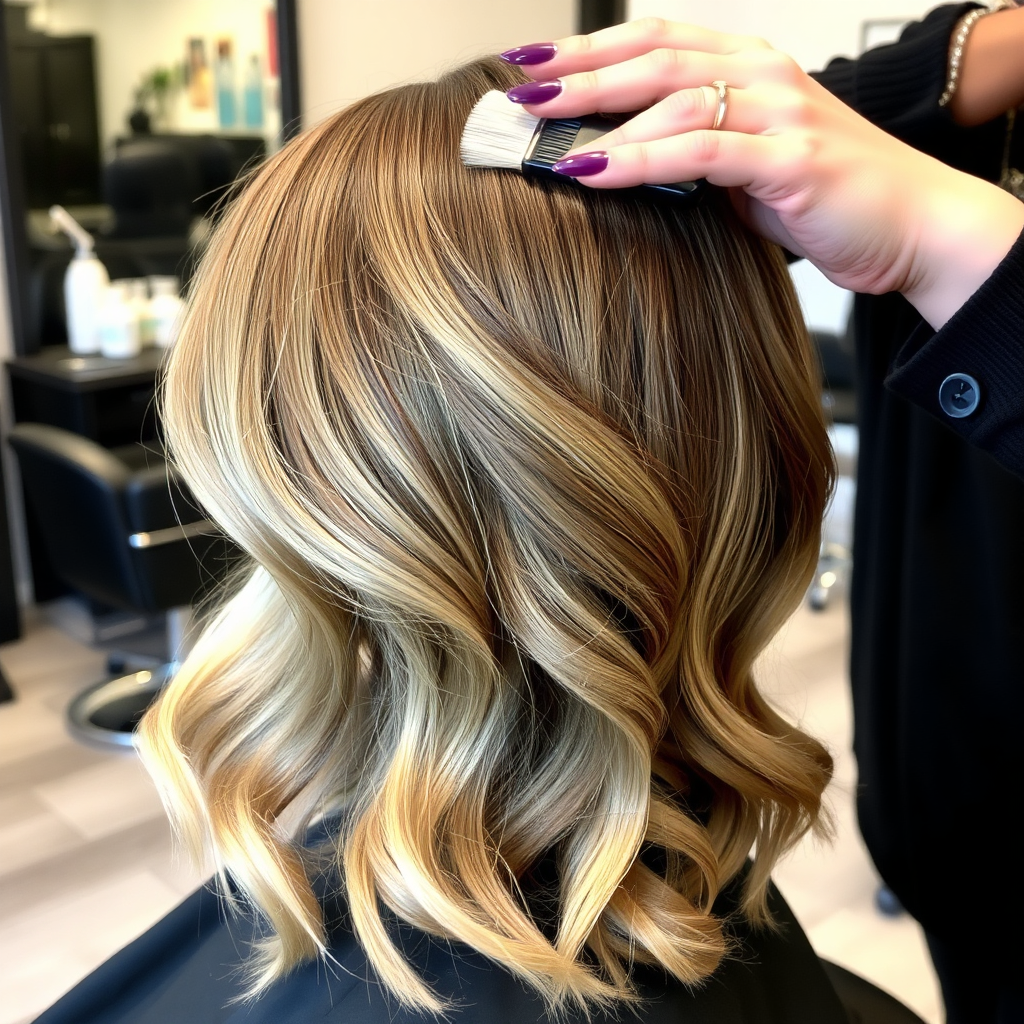 Colorare balayage