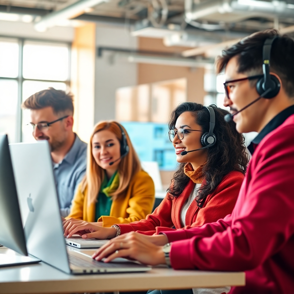 A compelling, photorealistic image depicting an AI agent assisting in a healthcare setting. The composition features a doctor interacting with a digital interface while a patient receives care. Soft lighting creates a warm and reassuring environment. The color palette includes whites, blues, and subtle greens, symbolizing health and technology. The camera angle is slightly above eye level, creating a perspective that showcases both the tech and human elements. Textures should be realistic, emphasizing cleanliness and innovation. This image should be rendered in high quality.