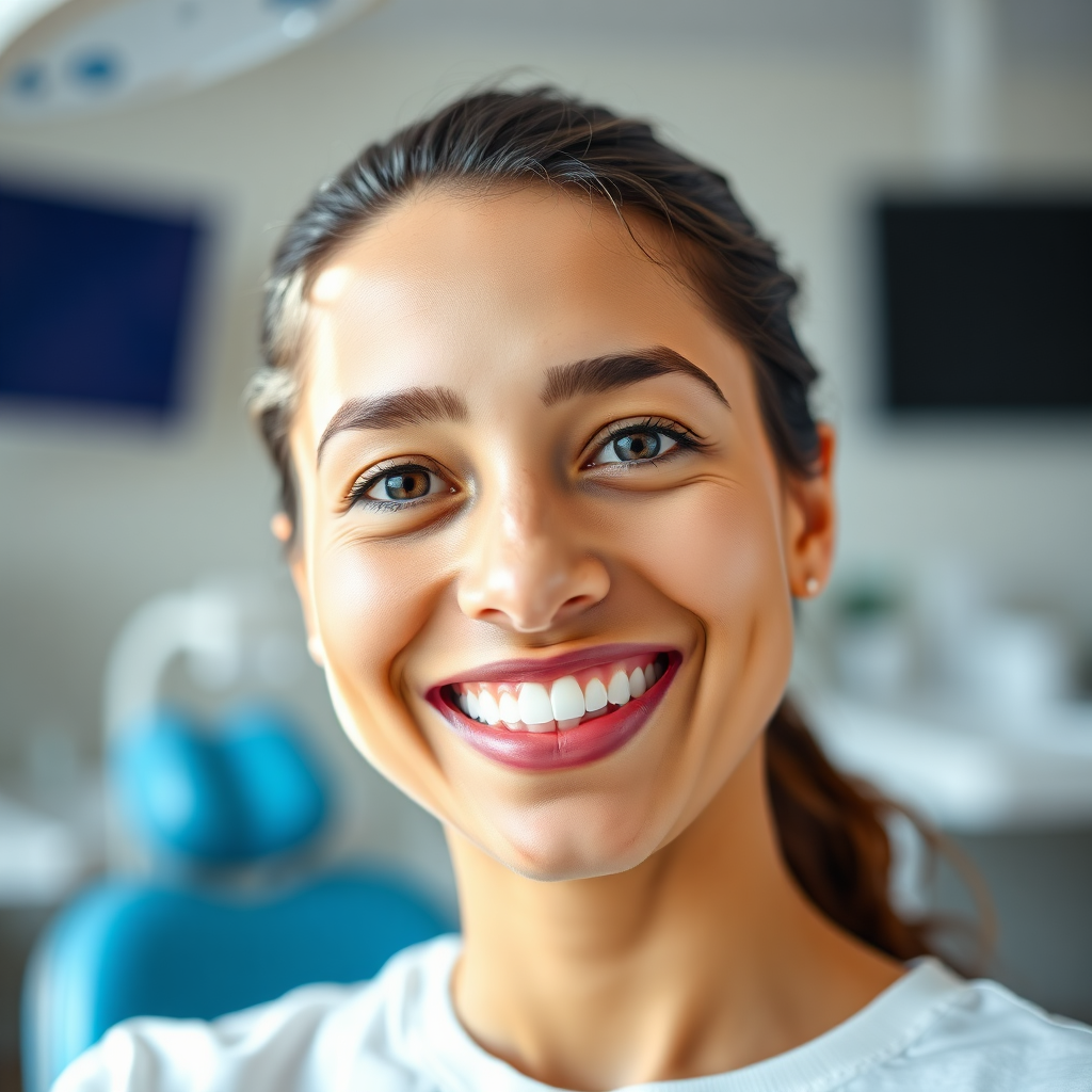 Patient smiling confidently after dental treatment