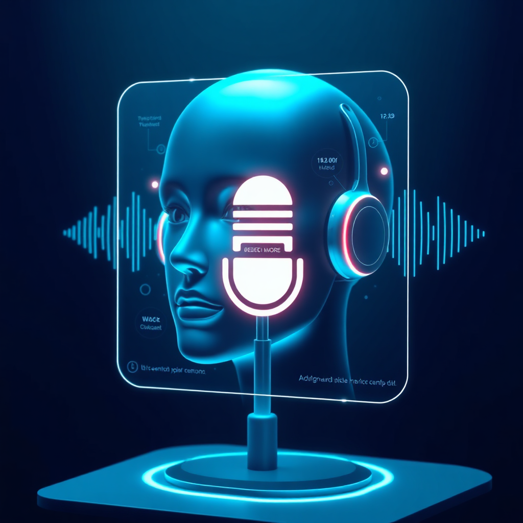 AI Voice Agent interface visualization