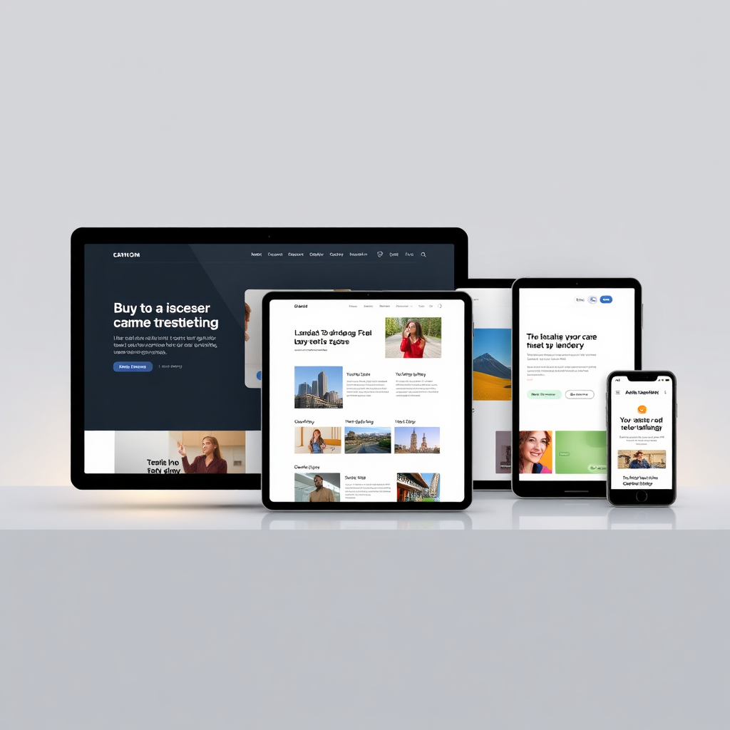 AI-generated website designs