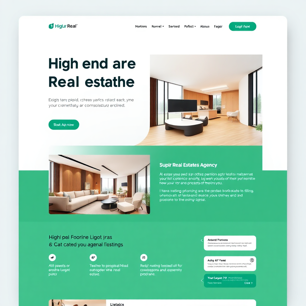 Marketing Landing Page UI