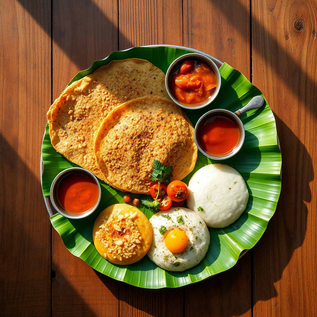 Healthy Millet Breakfast Platter
