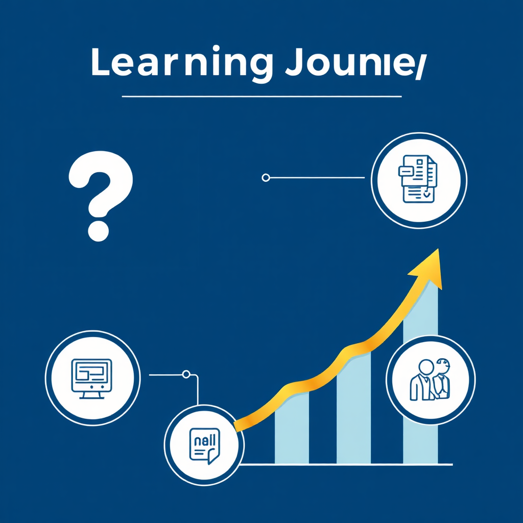 Learning journey illustration