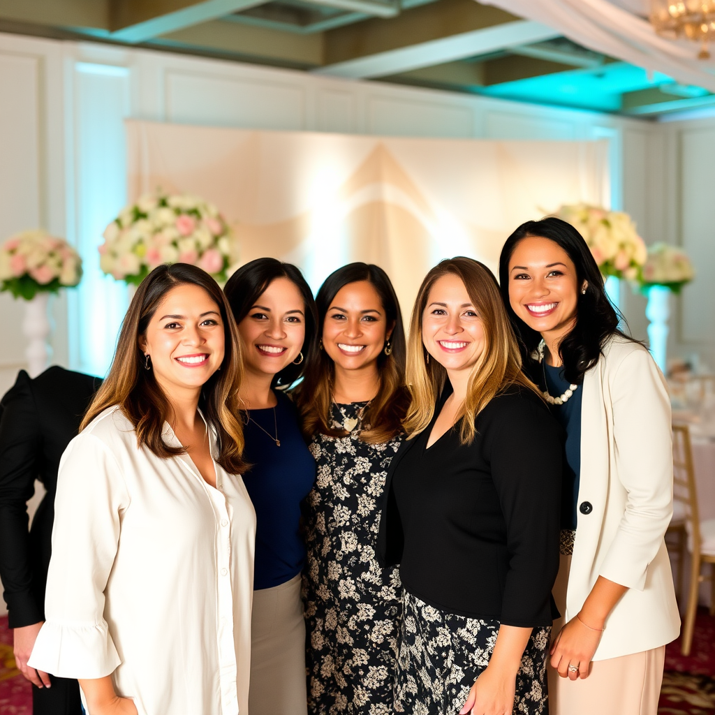 Aaha Wedding Planners team smiling