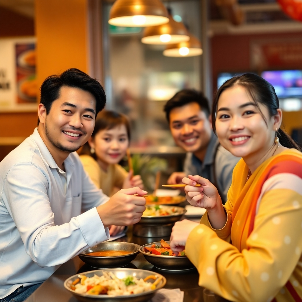 AI-powered robots work alongside chefs in a modern, efficient kitchen, highlighting the synergy between technology and human expertise.