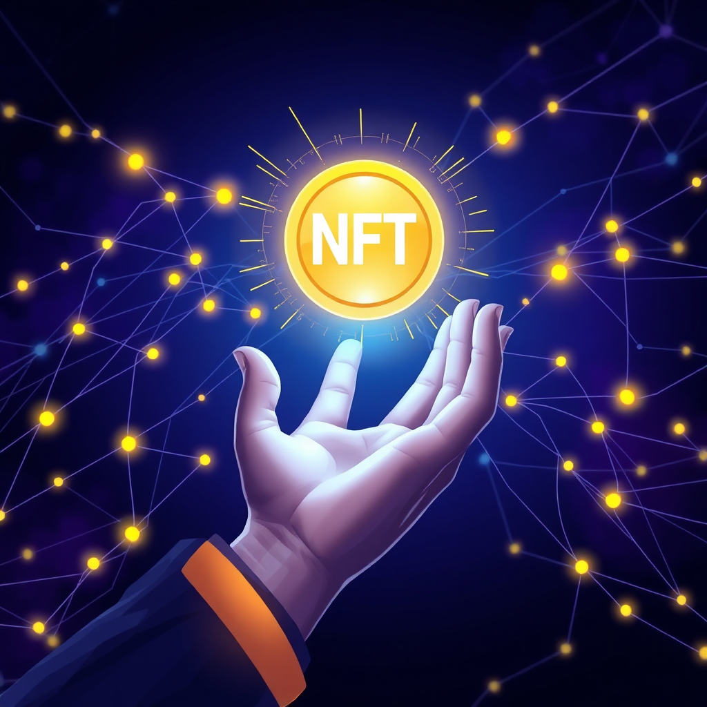 Illustration of acquiring an NFT slot
