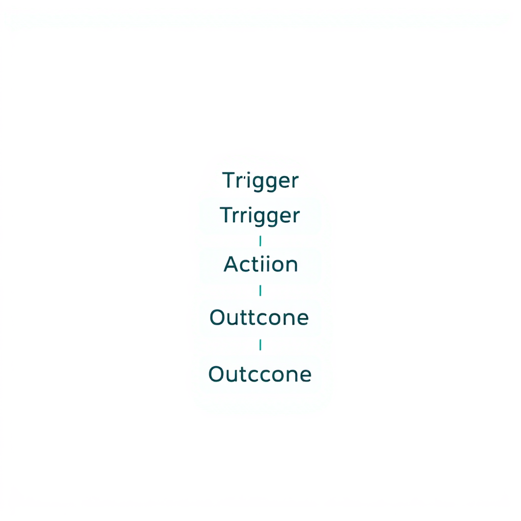 Trigger to action diagram