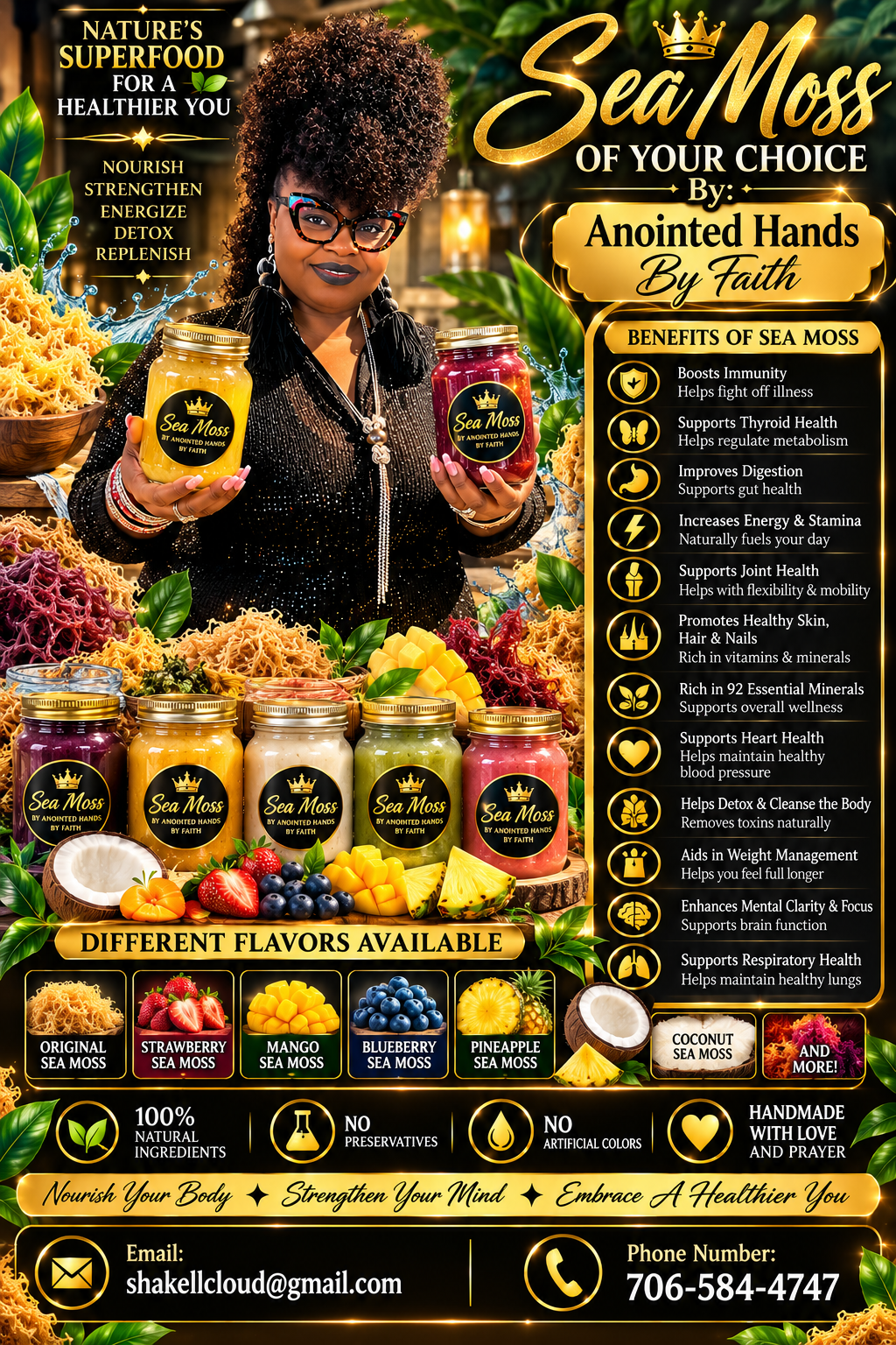 Anointed Hands By Faith Sea Moss Gel Artisan