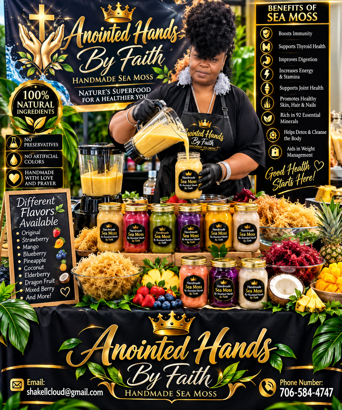 Anointed Hands By Faith Sea Moss Gel Signature