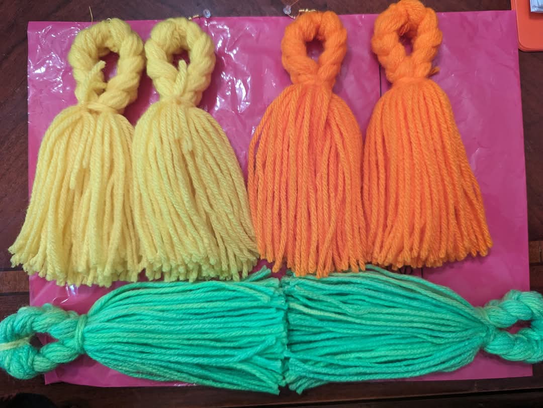 Beaded Tassel Earrings