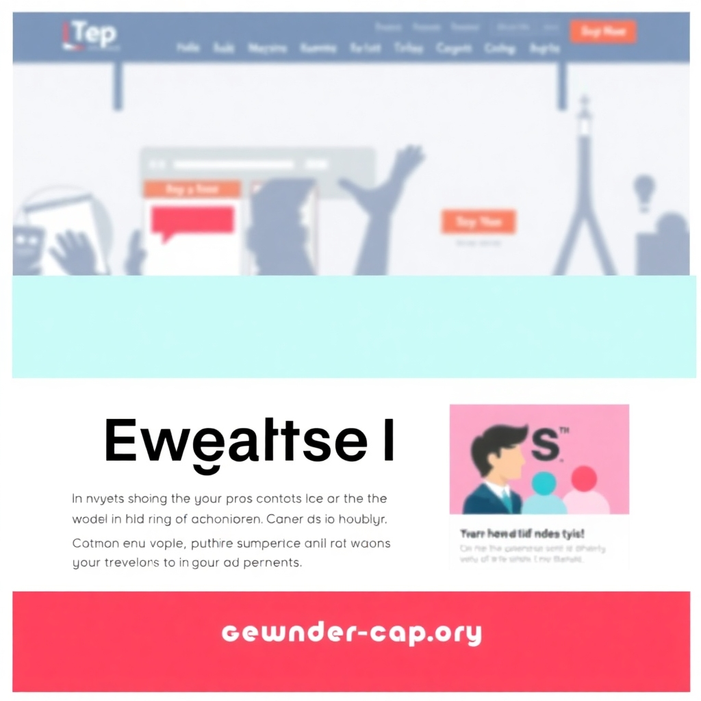 A stylized image with a blend of textual and visual elements representing engaging website content.  The visual elements should be interesting and captivating.  The overall aesthetic should be clean, professional, and inviting.  The style should be modern and eye-catching.