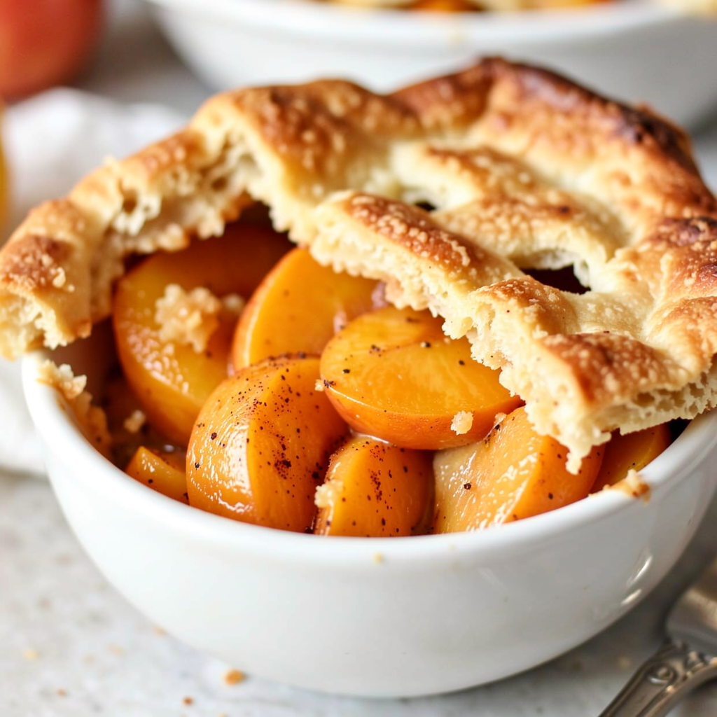 Warm Peach Cobbler