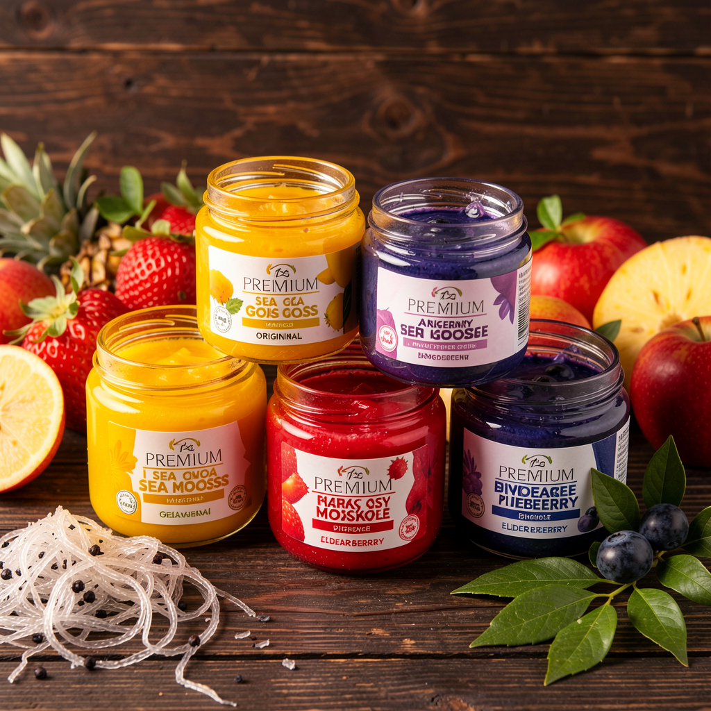 Premium Sea Moss Jars Assortment
