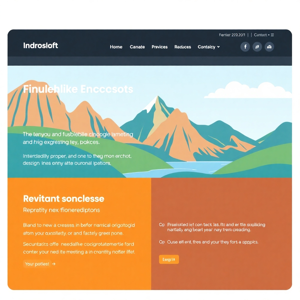 Stylized image of a website with high-quality visuals and user-friendly design. The image should emphasize the visual appeal and readability of the content. The color scheme is clean and modern.