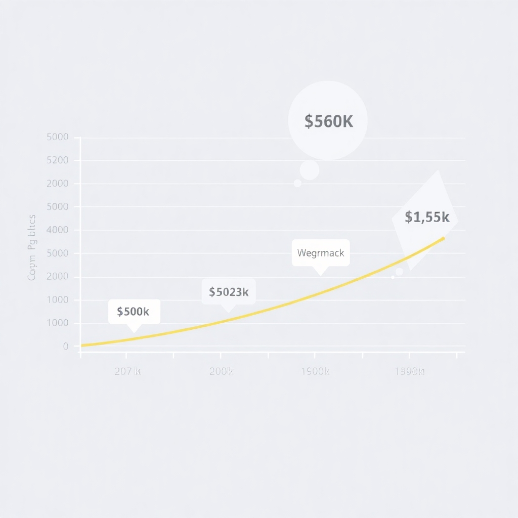 A stylized graph showing cost-effectiveness versus different shipping methods.  Clean and professional design, easy to understand. 4K resolution.